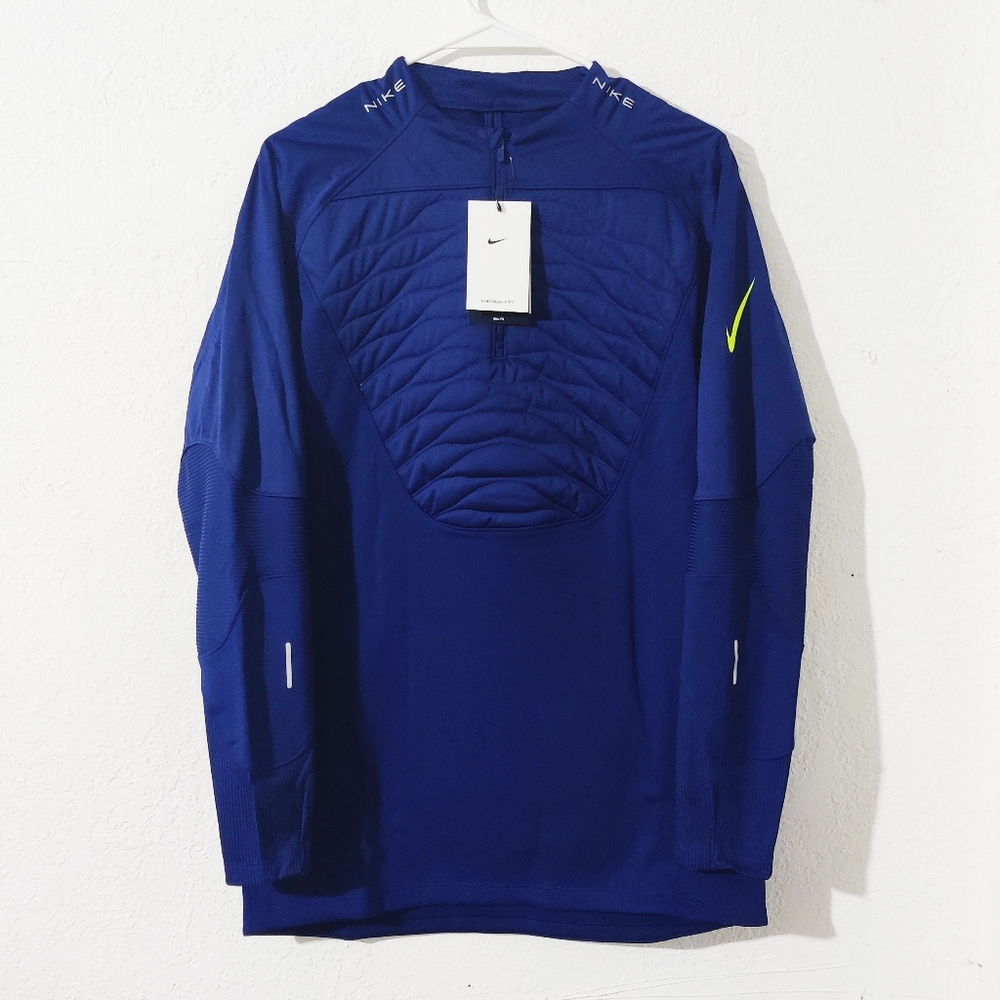 Nike Therma-Fit Winter Warrior Strike Drill Top Blue Void